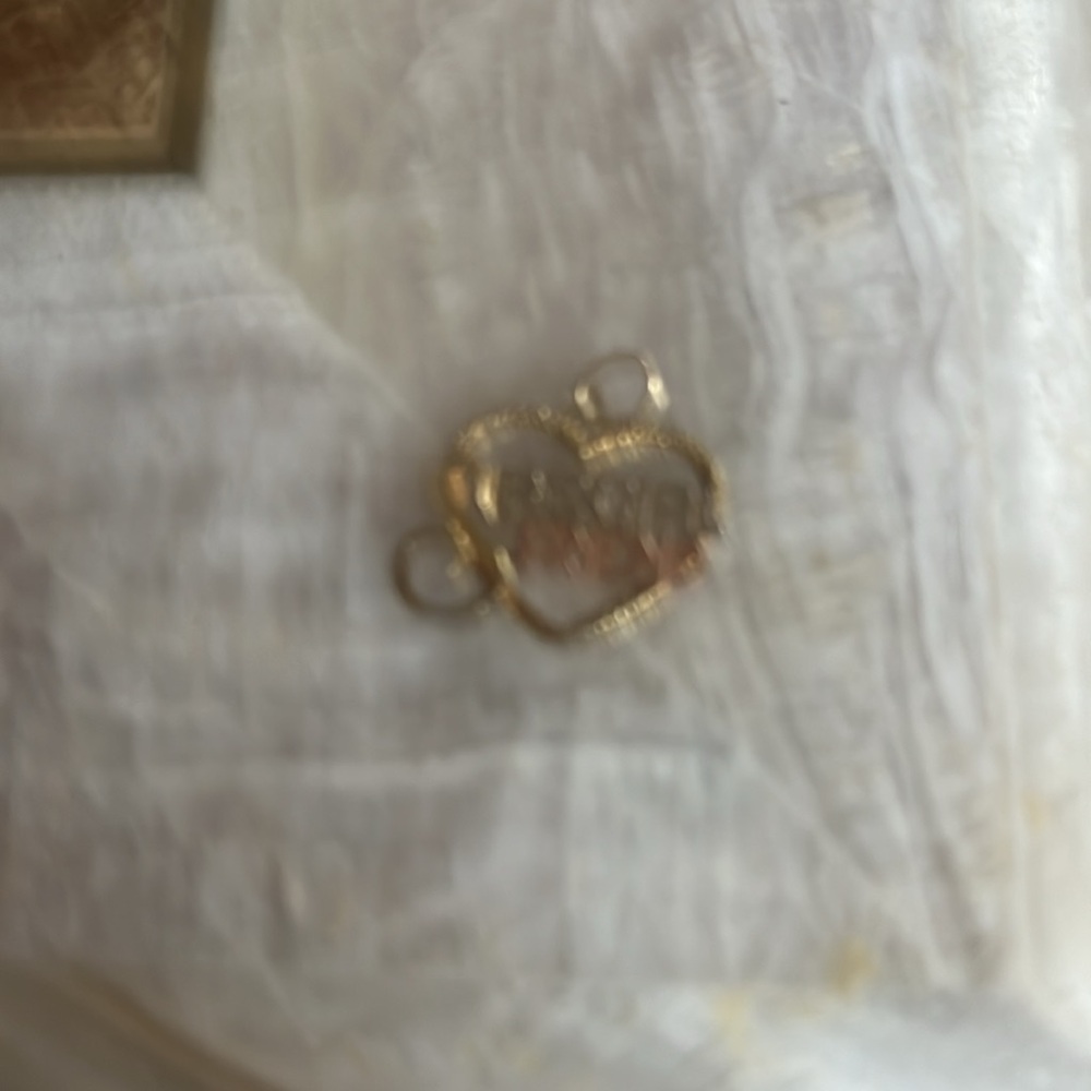 Tri Gold Heart Pendant with 'Special Friend' Inscription